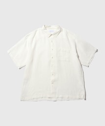 ADAM ET ROPE' | フレンチリネンレギュラーカラーショートスリーブシャツ(シャツ/ブラウス)
