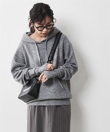 CHIC STYLE | 大きいサイズニットパーカーシックスタイル(パーカー)