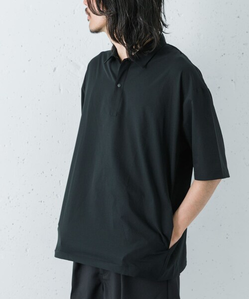 URBAN RESEARCH(アーバンリサーチ)の「『洗濯可/防シワ/撥水』COOL DOTS ポロシャツ(ポロシャツ・メンズ・BLACK/CHARCOAL/NAVY・M/L)」の11枚目の写真