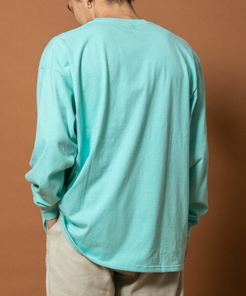 URBAN RESEARCH（アーバンリサーチ）の「RELAX FIT　ポケットロングスリーブ（Tシャツ/カットソー・メンズ・MINT/WHITE/PAPPER/GREY/オーキッド/プロブルー・FREE）」の20枚目の写真