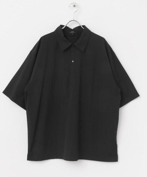 ITEMS URBANRESEARCH(アイテムズ アーバンリサーチ)の「『撥水/イージーケア/接触冷感/UVカット』タスランナイロンスナップボタンポロシャツ(ポロシャツ・メンズ・NVY/CHA/BLK・M/L)」の12枚目の写真