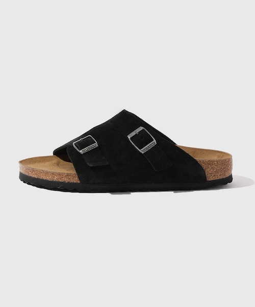 ADAM ET ROPE'(アダムエロペ)の「【BIRKENSTOCK/ビルケンシュトック】ZURICH BLACK NARROW(サンダル・メンズ・ブラック・43.0)」の1枚目の写真