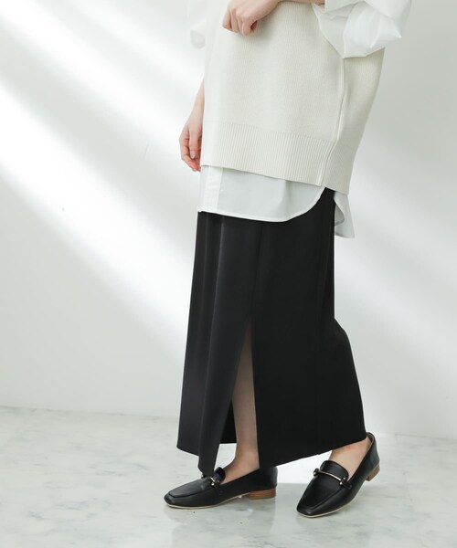 SENSE OF PLACE by URBAN RESEARCH（センスオブプレイスバイアーバンリサーチ）の「スリットペンシルスカート（スカート・レディース・GREIGE/BLACK/BROWN・S/M）」の19枚目の写真