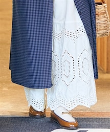 nissen | ＜大きいサイズ＞裾刺しゅうがかわいい万能ペチパンツ(パンツ)