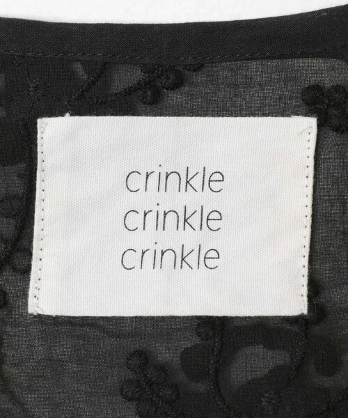 URBAN RESEARCH(アーバンリサーチ)の「crinkle crinkle crinkle 3D EMBROIDERY BOLERO(シャツ/ブラウス・レディース・WHITE/BLACK・Free)」の11枚目の写真