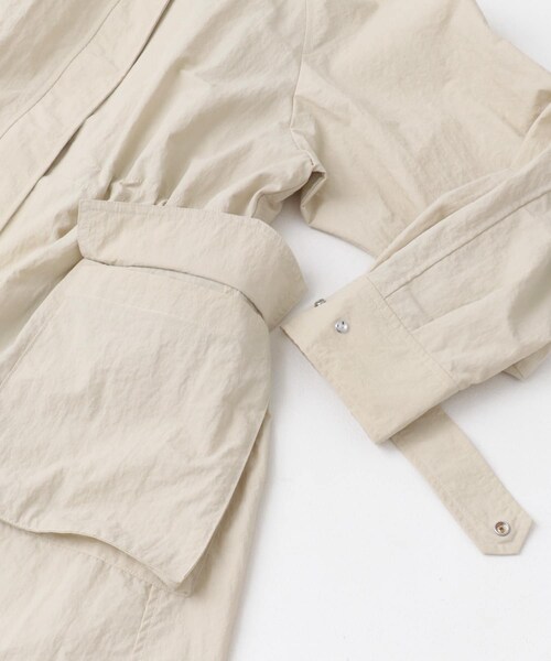 URBAN RESEARCH ROSSO（アーバンリサーチロッソ）の「撥水ボリュームモッズコート（モッズコート・レディース・BEIGE/OFF WHITE・FREE）」の18枚目の写真