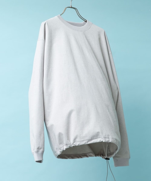 URBAN RESEARCH DOORS（アーバンリサーチドアーズ）の「『吸水速乾/接触冷感/イージーケア』クイックドライ ドロストロングスリーブTシャツ（Tシャツ/カットソー・メンズ・WHITE/GRAY/NVYxGRY/CHARCOAL・M/L）」の3枚目の写真