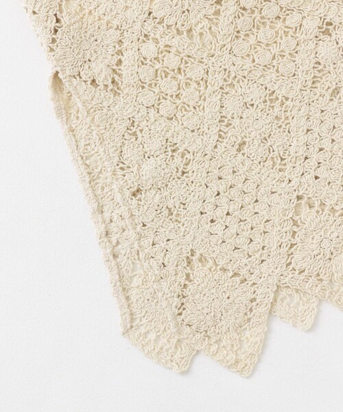 SENSE OF PLACE by URBAN RESEARCH（センスオブプレイスバイアーバンリサーチ）の「クロシェナロースカート（スカート・レディース・IVORY/BRICK/CHARCOAL・S/M）」の13枚目の写真