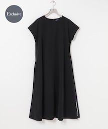 『吸水速乾/UVカット/イージーケア』『別注』THOUSAND MILE×URBAN RESEARCH　FRENCH SLEEVE DRESS