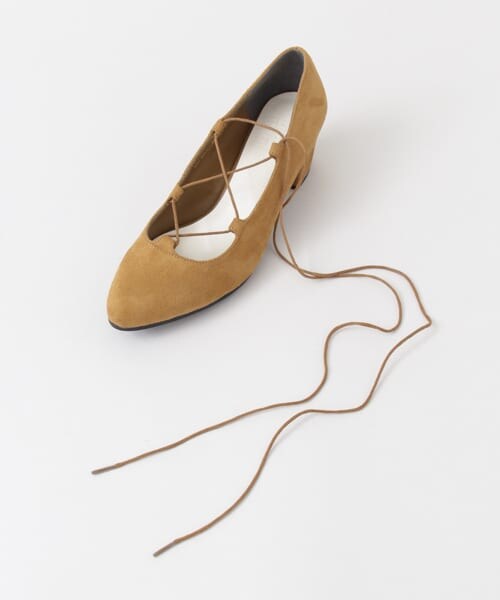 SENSE OF PLACE by URBAN RESEARCH（センスオブプレイスバイアーバンリサーチ）の「レースアップヒールパンプス∴（パンプス・レディース・BLACK/CAMEL・36/37/38）」の12枚目の写真