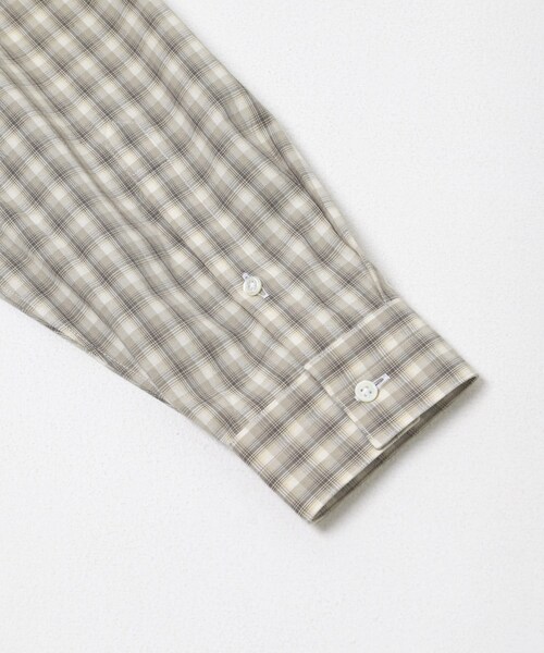 URBAN RESEARCH(アーバンリサーチ)の「FUJI COTTON CHECK SHIRTS(シャツ/ブラウス・メンズ・GRAY/BROWN・4/5)」の8枚目の写真