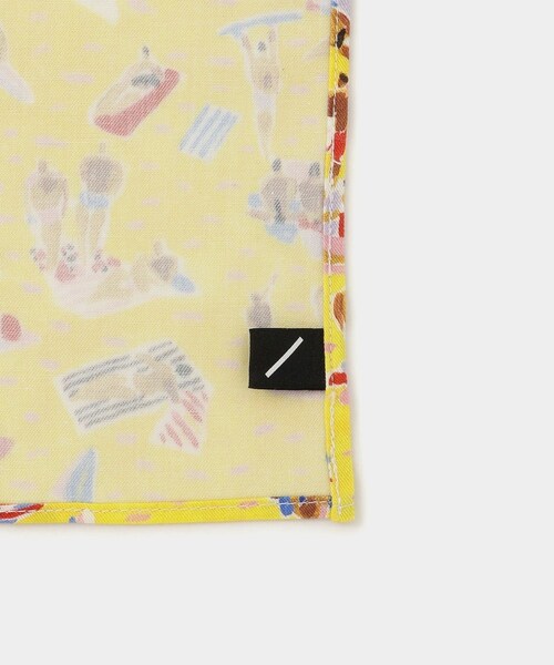 Saturdays NYC（サタデーズ ニューヨークシティ ）の「Ken Done Scarf（バンダナ/スカーフ・レディース・ブラック/ブルー/イエロー・F）」の21枚目の写真