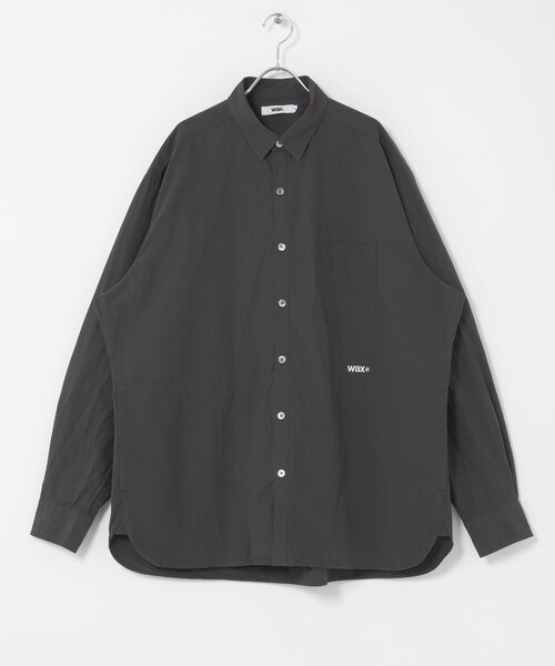 THE GOODLAND MARKET（ザグッドランドマーケット）の「WAX　POCKET SHIRTS（シャツ/ブラウス・メンズ・CHACOAL/NAVY・M/L）」の4枚目の写真