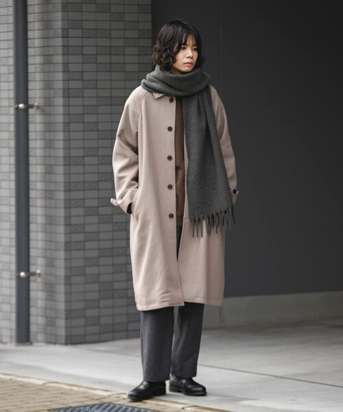 URBAN RESEARCH DOORS（アーバンリサーチドアーズ）の「ボリュームマフラー（マフラー・メンズ・CHARCOAL/L.BLUE・-）」の8枚目の写真