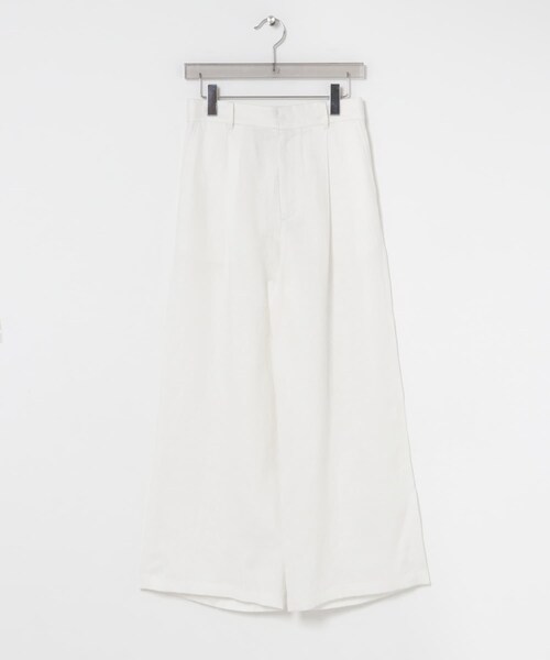 URBAN RESEARCH（アーバンリサーチ）の「『3サイズ展開』リネンイージーワイドスラックス（その他パンツ・レディース・OFF WHITE/BLACK/AMBER・36/38/40）」の11枚目の写真