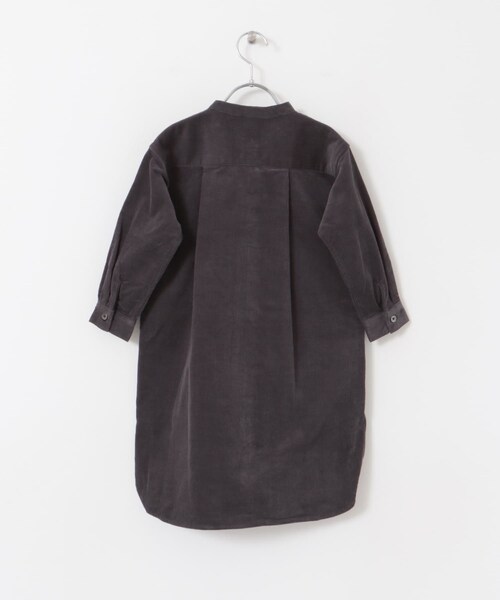 URBAN RESEARCH DOORS（アーバンリサーチドアーズ）の「『親子リンク』『UR TECH』コーデュロイシャツワンピース(KIDS)（ワンピース・キッズ・GREIGE/GRAY/MUSTARD・105/120/135）」の14枚目の写真