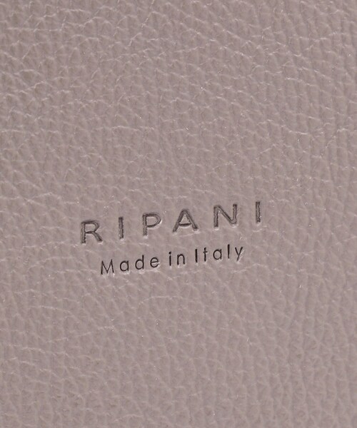ROPE'（ロペ）の「【RIPANI（リパーニ）】MOUTON COMBINATION BUCKET BAG｜2wayバケツバッグ（ハンドバッグ・レディース・ライトグレー/カーキ・F）」の12枚目の写真
