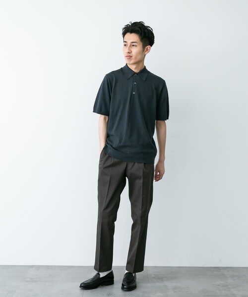 URBAN RESEARCH DOORS(アーバンリサーチドアーズ)の「LIFE STYLE TAILOR ストレッチコットンパンツ(スラックス・メンズ・CHARCOAL/GREIGE・44/46/48/50)」の7枚目の写真