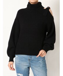 RESEXXY | ショルダーカットニットトップス(ニット/セーター)