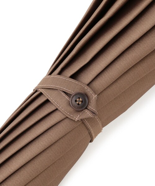 ADAM ET ROPE'(アダムエロペ)の「【30th】別注 裏縞長傘16本骨 / 雨晴兼用55cm(長傘・レディース・ブラック/キャメル系・F)」の10枚目の写真