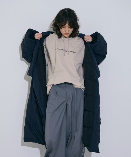 THE GOODLAND MARKET(ザグッドランドマーケット)の「Abode of Snow Chuba Down Coat(その他アウター・レディース・Black/Gray・2/3)」の5枚目の写真