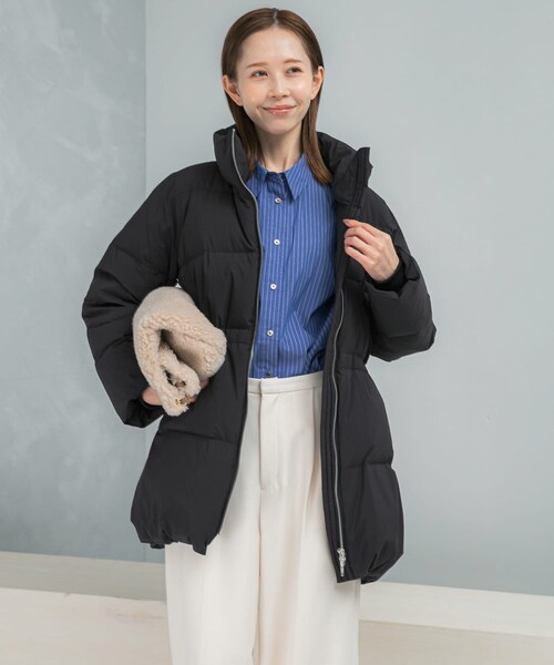 URBAN RESEARCH ROSSO（アーバンリサーチロッソ）の「LIMONTA撥水ミドルダウンコート（その他アウター・レディース・CAMEL/BLACK・36/38）」の5枚目の写真