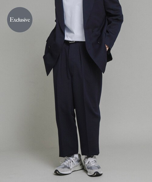URBAN RESEARCH(アーバンリサーチ)の「『別注』NEAT×URBS GRAN-TEX WIDE TAPERED(その他パンツ・メンズ・Navy/KHAKI GRAY/Black・44/46/48/50)」の4枚目の写真