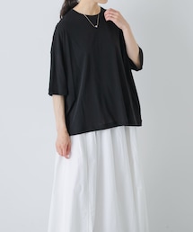 かぐれ | ハイツイストコットン半袖Tシャツ(Tシャツ/カットソー)