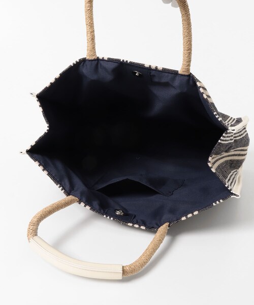 KBF（ケイビーエフ）の「スクエアヘンプBAG（トートバッグ・レディース・IVORY/BLACK・One）」の10枚目の写真