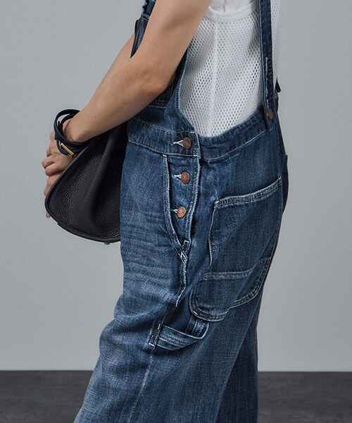 ADAM ET ROPE'（アダムエロペ）の「【RED CARD TOKYO（レッドカードトーキョー）】Nomad 2 / ノマドツー（サロペット/オーバーオール・レディース・ブルー系・0）」の8枚目の写真