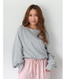 Ungrid | タックオフショルスウェット(Tシャツ/カットソー)