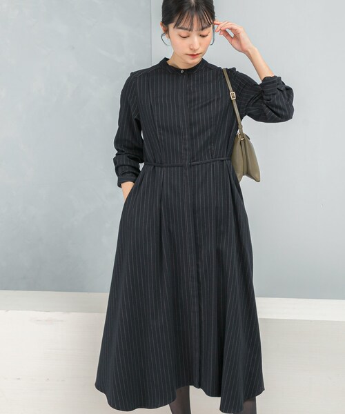 URBAN RESEARCH ROSSO（アーバンリサーチロッソ）の「『WEB限定』イレギュラーヘムワンピース（ワンピース・レディース・B/CHECK/G/STRIPE/N/STRIPE・FREE）」の4枚目の写真