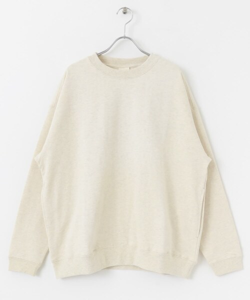 URBAN RESEARCH DOORS（アーバンリサーチドアーズ）の「Snow Peak Apparel　RecycledCottonSweatCrew（スウェット・メンズ・Oatmeal/Black/M.Grey・M/L/XL）」の8枚目の写真