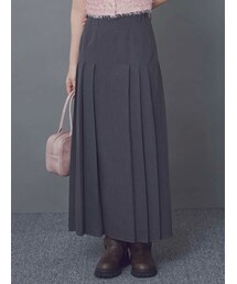 CALNAMUR | ランダムプリーツロングＳＫ(スカート)
