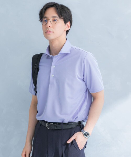 URBAN RESEARCH DOORS（アーバンリサーチドアーズ）の「LIFE STYLE TAILOR　トリコットセミワイド半袖プルオーバー刺し子（シャツ/ブラウス・メンズ・GRAY NAVY/BLUE・M/L/XL）」の22枚目の写真