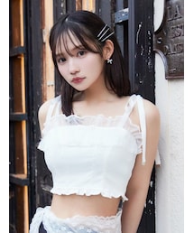 EATME | ショルダーリボンベアビスチェ(キャミソール)