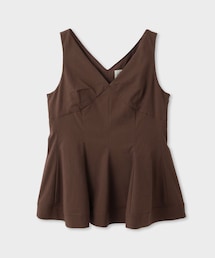 ROPE' | 【一部店舗限定】【REALM(レルム)】V-NECK PEPLUM BLOUSE|セットアップブラウス 26SS(シャツ/ブラウス)
