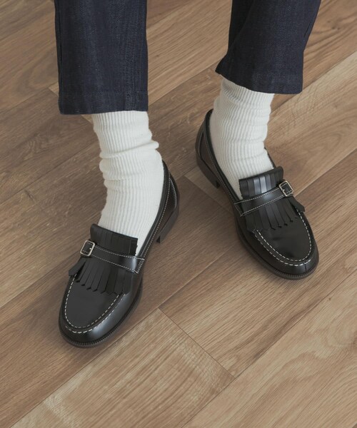 URBAN RESEARCH DOORS（アーバンリサーチドアーズ）の「『別注』HARUTA×DOORS　キルトローファー（ローファー・レディース・BLACK・23/23.5/24/24.5）」の8枚目の写真