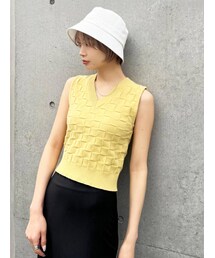EMODA | チェッカーニットタンクトップ(タンクトップ)
