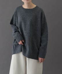 FORK&SPOON | FORK&SPOON　コットンブレンドチュニックニット(ニット/セーター)