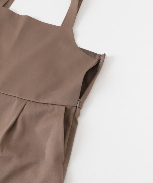 ITEMS URBANRESEARCH（アイテムズ アーバンリサーチ）の「チュールトップス×オールインワンセット（サロペット/オーバーオール・レディース・BLK/BEG・FREE）」の22枚目の写真