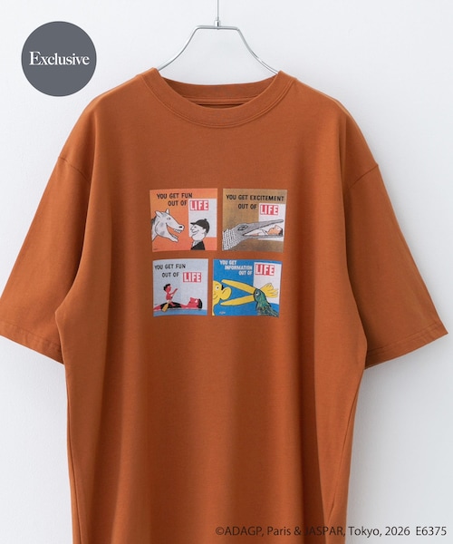 URBAN RESEARCH DOORS(アーバンリサーチドアーズ)の「『別注』Savignac×DOORS プリントTシャツ(Tシャツ/カットソー・メンズ・WHITE1/WHITE2/IVORY/WHITE3/TOP GRAY1/CHARCOAL2/CHARCOAL1/TOP GRAY2/MOCHA/OATMEAL/BLUE/LIGHT BLUE/NAVY/LAVENDER/VERMILLION・M/L/XL)」の15枚目の写真