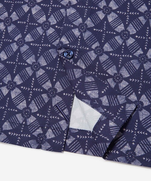 Saturdays NYC(サタデーズ ニューヨークシティ )の「Bruce Block Print Ss Shirt(シャツ/ブラウス・メンズ・ブラック/ホワイト/オリーブ/ネイビー/サックス・L/M/S/XL/XS)」の13枚目の写真