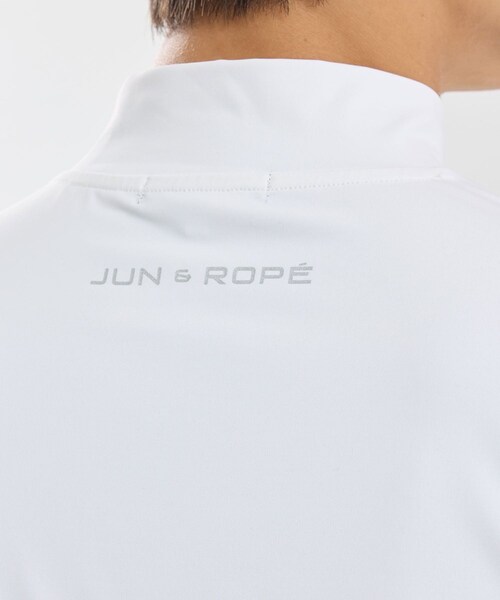 ROPE'(ロペ)の「【JONESコラボ】半袖モックネックシャツ(Tシャツ/カットソー・レディース・ブラック/ホワイト・L/M/S/XL)」の18枚目の写真
