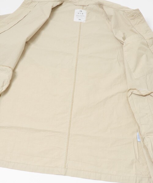 かぐれ（カグレ）の「Harrow Town Store　BALMACAAN SHORT COAT（テーラードジャケット・レディース・WHEAT/D CHARCOAL・44）」の8枚目の写真