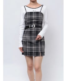 EVRIS | チェックミニワンピース(ワンピース)