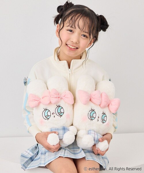 ROPE' PICNIC（ロペピクニック）の「【Esther Bunny Little meets ROPE' PICNIC】ぬいぐるみ（その他雑貨・レディース・ホワイト/ピンク・F）」の7枚目の写真