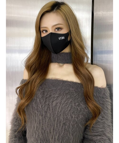 GYDA(ジェイダ)の「GYDA MASK(マスク・レディース・グレー/ブラック/ピンク・F)」の2枚目の写真