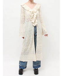 EVRIS | オープンニットロングカーディガン(カーディガン/ボレロ)