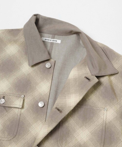 URBAN RESEARCH(アーバンリサーチ)の「SEVEN BY SEVEN MICHIGAN CHORE COAT(テーラードジャケット・メンズ・020 GRAY・M/L)」の7枚目の写真